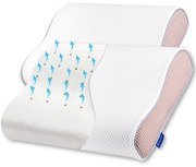 Set 2X perne ortopedice Suporto®️ spuma cu memorie 55 x 35 x 11 cm cu perforatii