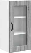 vidaXL Dulap de bucătărie Kalmar Gri Sonoma 40 x 31 x 80 cm