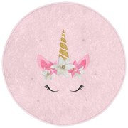 Covor pentru copii roz ø 100 cm Comfort – Mila Home