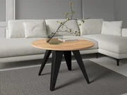 Măsuță de cafea Bartena (Negru + Stejar craft auriu) . 1103698