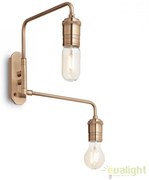 Aplica moderna cu doua brate directionabile, finisaj alama antic, TRIUMPH AP2 OTTONE