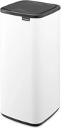 Coș de gunoi alb cu senzori de atingere din oțel 30 l Bo Touch – Brabantia