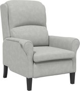 vidaXL fotoliu Gri deschis 76 x 94 x 102 cm Microfibră