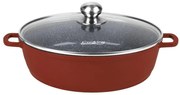 Cratiță din aluminiu cu capac 40x9.8 cm, 11L – Cooking by Heinner, Colecția Calabria HR-JLG-J40JCR, ideală pentru gătit în volum mare