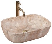 REA-U3323 - Lavoar pentru blat BELINDA 33,5 x 46,5 cm ceramică/imitație de piatră