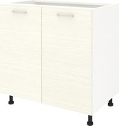 Corp Baza Lecce, 2 Usi, Larice/Alb, 80 x 50 x 80 cm