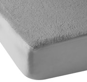 Cearceaf gri din micropluș/cocolino cu elastic 150x200 cm Thermal Sherpa – Catherine Lansfield