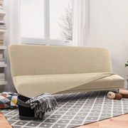 Nueva Textura Huse care se întind foarte bine NIAGARA smântânii 2fotoliu cu manere de lemn (l. 130 - 160 cm)