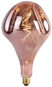 Bec LED E27 reglabil A165 roz 6W 80lm 1800K