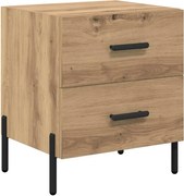 vidaXL Dulap de noapte cu sertar Stejar Artizanal 40 x 35 x 47,5 cm