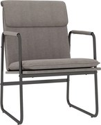 vidaXL Scaun de relaxare, gri taupe, 55x64x80 cm, material textil