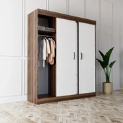 Dulap Homs 4 usi, 2 sertare alb, SD084-017749