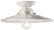 Plafoniera design retro realizata manual din ceramica B-W