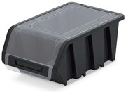 Cutie de depozitare cu blocare 15,5 x 10 x 7 cm, neagra