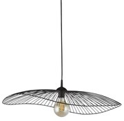 Lustra suspendata design deosebit Wave negru