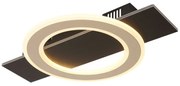 Plafoniera LED slim MDF maro JAYDEN