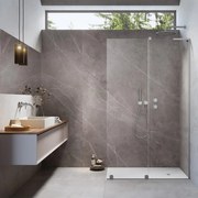 Paravan de dus tip Walk-in Radaway Furo SL nichel periat-transparent 80 cm sticla securizata 8 mm dreapta