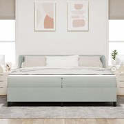 vidaXL Pat cu saltea cu arcuri Gri închis 80x200 cm Catifea cu saltea