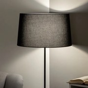 Brilagi - Lampă de podea LED CERIA 1xE27/40W/230V Ø 45 cm, negru