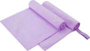 vidaXL Prosoape Sport 2 pcs Violet 100 x 50 cm Poliester și poliamidă