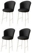 Set de scaune de bar Alte Black and White, 4 buc., 4 buc