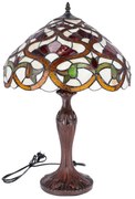 Lampa de masa Tiffany Bocciolo h 62 cm, abajur 40 cm