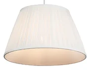 Lampă suspendată retro albă 35 cm - Plisse
