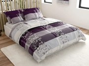 Lenjerie de pat din microfibra LUXURY mov Dimensiune lenjerie de pat: 70 x 90 cm | 140 x 220 cm