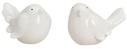 Pasare ceramica BIRDAMIC 9 cm - mai multe variante Culoare: Alb
