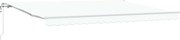 vidaXL Cort electric retractabil Alb 450 × 300 cm