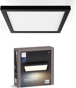 Philips Hue AURELLE - plafonieră LED dimmabilă, 19W/230V, 30x30 cm, negru