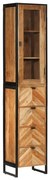 vidaXL Dulap de baie, 40x27x190 cm, lemn masiv de acacia