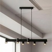 Brilagi - Lustră suspendată pe cablu SELE 6xGU10/30W/230V neagră