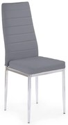 Scaun de bucaterie Perla, gri/argintiu