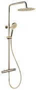 Set de duș cu baterie termostatică BATH DELUXE 31-120-07-64-00 NAESBY alamă lucioasă