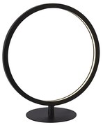 Veioza / Lampa de masa LED design circular modern Cirque EU25771-1BK SRT