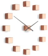 Ceas de design Future Time FT3000CO Cubic copper, autoadeziv, diam. 50 cm