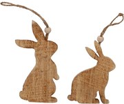 Set 2 iepurasi de Paste suspendati JALO