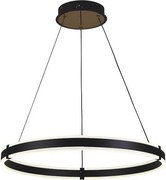 Brilagi-LED Lustră suspendată pe cablu, reglabilă (dimmer) CIRCLE LED/85W/230V 3000-6500K neagră + telecomandă