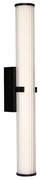 Aplica LED de perete / oglinda baie IP44 Clamp neagra 63126-1BK SRT