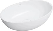 Lavoar pe blat Omnires Shell M+ finisaj alb mat 50 cm
