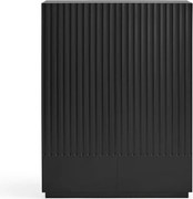 Comodă Teulat Doric, lățime 92 cm, negru