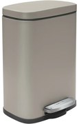 Coș de gunoi cu pedală soft-close Spirella Akira 12 l, gri-maro mat, 12 l