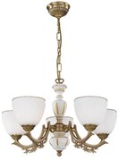 Candelabru din alama cu 5 brate design italian 8656