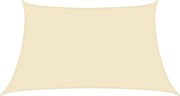 vidaXL Pânză parasolar, crem, 3/4x2 m, HDPE, 160 g/m²