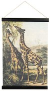 Deco perete papirus Giraffe 40/2/60 cm