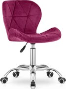 Promotie Scaun de birou visiniu AVOLA VELVET Calitatea II