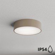 Brilagi - Corp de iluminat pentru baie cu senzor CLARE 2xE27/24W/230V Ø 30 cm IP54 bej