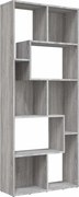 vidaXL Bibliotecă, gri sonoma, 67x24x161 cm, lemn prelucrat