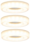 SET 3x plafonieră încastrată LED/5,5W BAGEL 230V Paulmann 92704